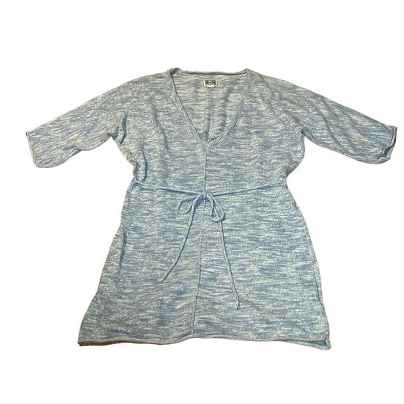 Converse One⭐️Star 2010’s Knit Tunic, Gey top, Dress, tie waist, 3/4 sleeve, L - Picture 1 of 7